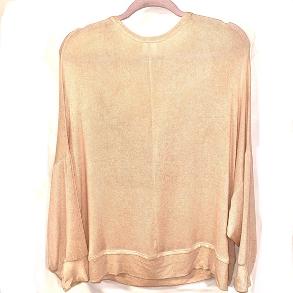 L.I.A. Love Is All Size Medium Christmas Pullover Deer Antlers Dolman Sleeves - Picture 5 of 8